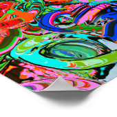 Poster Graffiti de rue avec couronne (Coin)