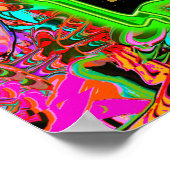 Poster Graffiti de rue avec couronne (Coin)