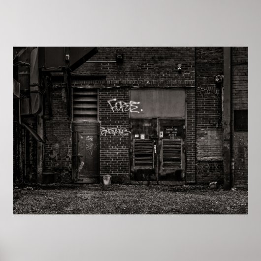 Poster Graffiti de ruelle n° 3 (Devant)