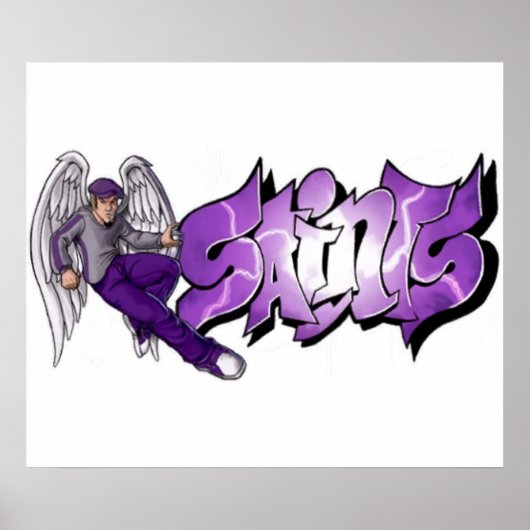 Poster Graffiti de Saints Row (Devant)