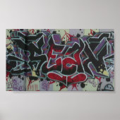 Poster Graffiti de Sean *membre brillant* (Devant)