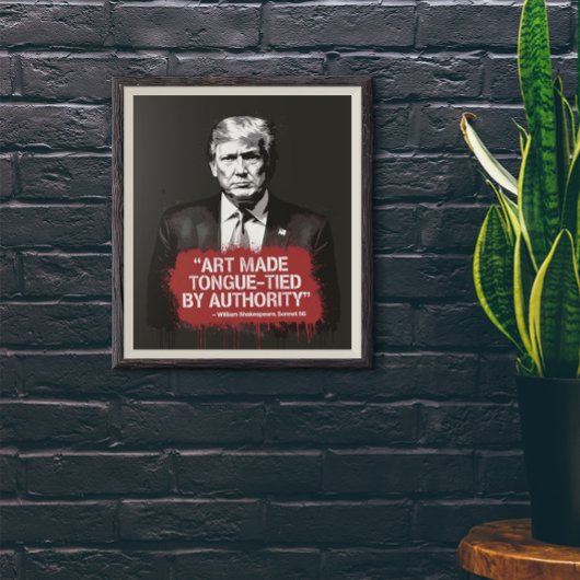 Poster Graffiti de Shakespeare (Citation de Shakespeare)