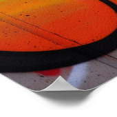 Poster Graffiti de style bulle urbaine (Coin)