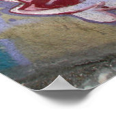 Poster Graffiti - Diable ou Ange ? (Coin)