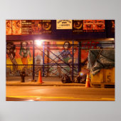 Poster Graffiti du Village Est (Devant)