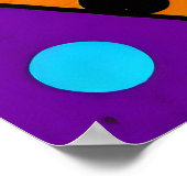 Poster graffiti dynamique frappant visuellement (Coin)