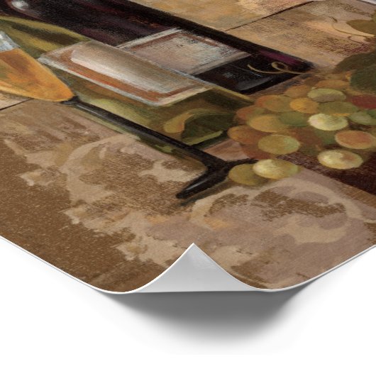 Poster Graffiti et vin (Coin)