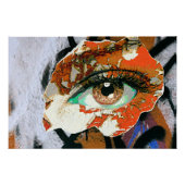 Poster Graffiti Eye Art (Devant)