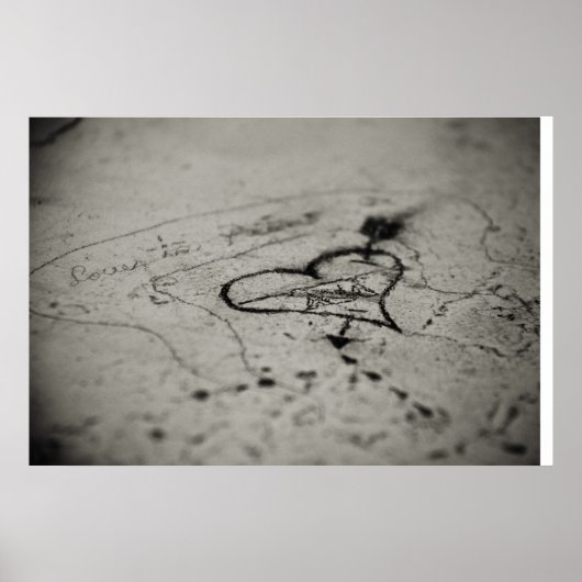 Poster Graffiti Heart (Devant)