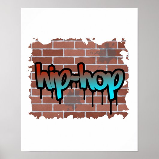 Poster Graffiti hip hop (Devant)