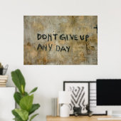 Poster Graffiti inspirant - Imprimer (Bureau à domicile)