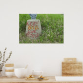 Poster Graffiti inspirational god people (Cuisine)