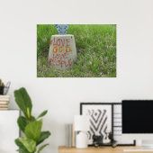 Poster Graffiti inspirational god people (Bureau à domicile)