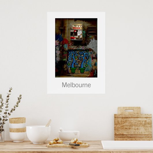 Poster Graffiti Melbourne (Cuisine)