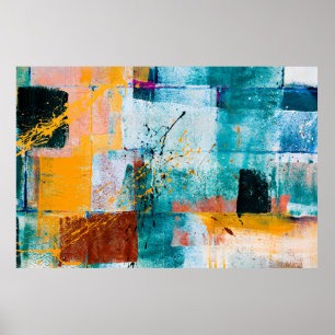 Poster Graffiti muraux dans les rues ouest de Los Angeles