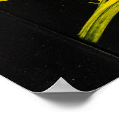 Poster Graffiti noir et multicolore (Coin)