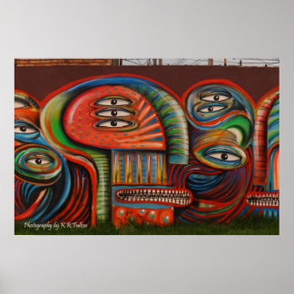 Poster: Graffiti-ogen Poster