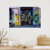 Poster Graffiti, Paris (Cuisine)