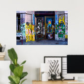 Poster Graffiti, Paris (Bureau à domicile)