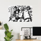 Poster Graffiti Piromania (Bureau à domicile)