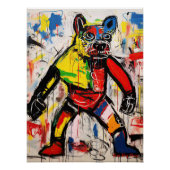 Poster Graffiti pour chien de boxe 01 - Leonardo Abbacchi (Devant)