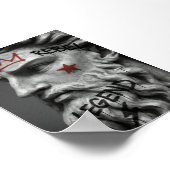 Poster Graffiti Rebel King Bust avec la Couronne (Coin)
