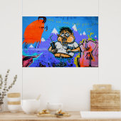 Poster Graffiti Reykjavik (Cuisine)