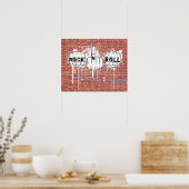 Poster Graffiti Rock-N-Roll (Cuisine)