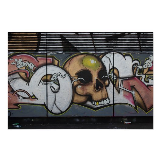 Poster Graffiti Skull (Devant)