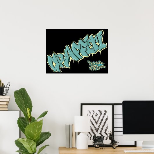 POSTER GRAFFITI spangleMASSIVE (Bureau à domicile)