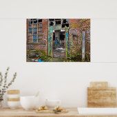 Poster Graffiti Street Art Abandon de l'affiche du bâtime (Cuisine)