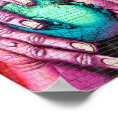 Poster Graffiti Street Art Digbeth Birmingham Royaume-Uni (Coin)