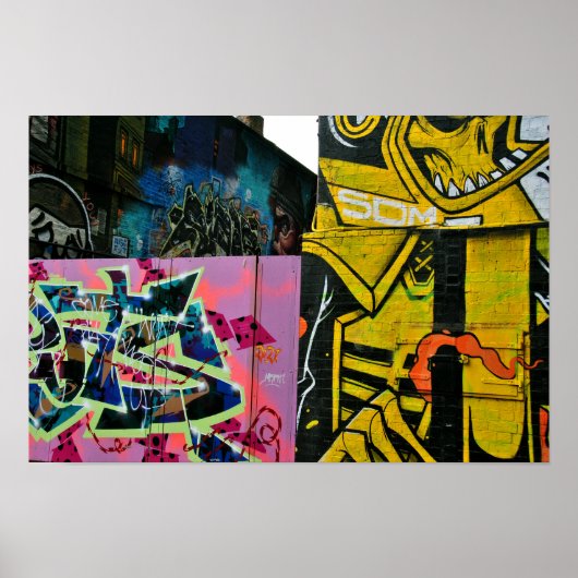 Poster Graffiti Street Art Digbeth Birmingham Royaume-Uni (Devant)