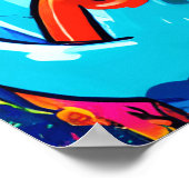 Poster Graffiti Street Art urbain : Cool et design origin (Coin)