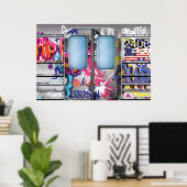 Poster Graffiti Subway (Bureau à domicile)