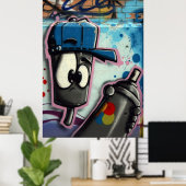 Poster Graffiti suisse (Bureau à domicile)