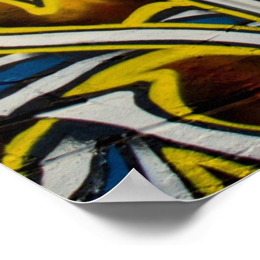 Poster Graffiti sur Laneway (Coin)