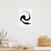 Poster Graffiti Swirl (Cuisine)