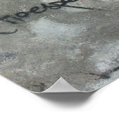 Poster Graffiti urbain (Coin)