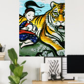 Poster Graffiti urbain (Bureau à domicile)