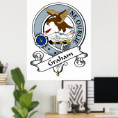 Poster Graham Clan Badge (Bureau à domicile)
