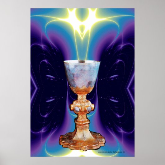 POSTER GRAIL / CHALICE DE MASSE SAINTE (Devant)