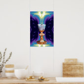 POSTER GRAIL / CHALICE DE MASSE SAINTE (Cuisine)