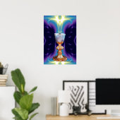 POSTER GRAIL / CHALICE DE MASSE SAINTE (Bureau à domicile)