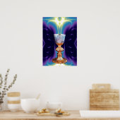 POSTER GRAIL / CHALICE DE MASSE SAINTE (Cuisine)