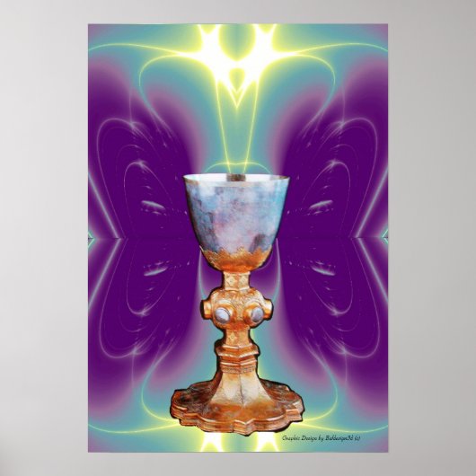 POSTER GRAIL / CHALICE DE MASSE SAINTE (Devant)