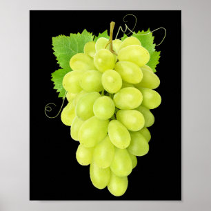 Poster Grain de raisin végétal Foodie Costume d'Halloween