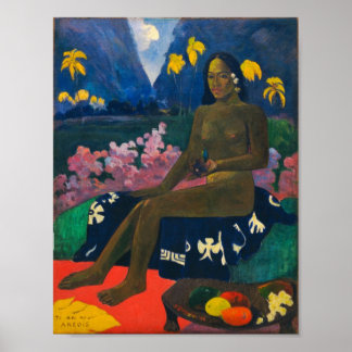 Poster Graine de Gauguin de l'Areoi