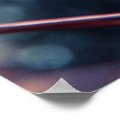 Poster Graines de Dandalion avec gouttes Macro Abstrait (Coin)