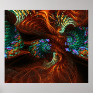 Poster Graines de fractales en spirale